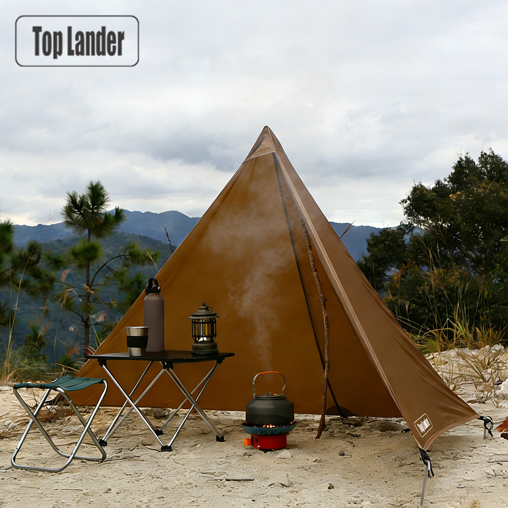 Campfire Cooking In Another World - 210g 20D ナイロン超軽量キャンプストーブ防風スクリーン、防火、ポールやロープ不要、防風プライバシースクリーン