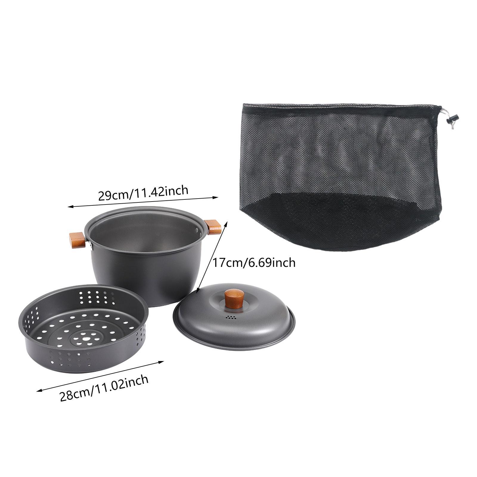 キャンプ用スープポット キッチン用品 ポータブル調理器具 キ - Camping Cooking Utensil Bag のレビューと価格