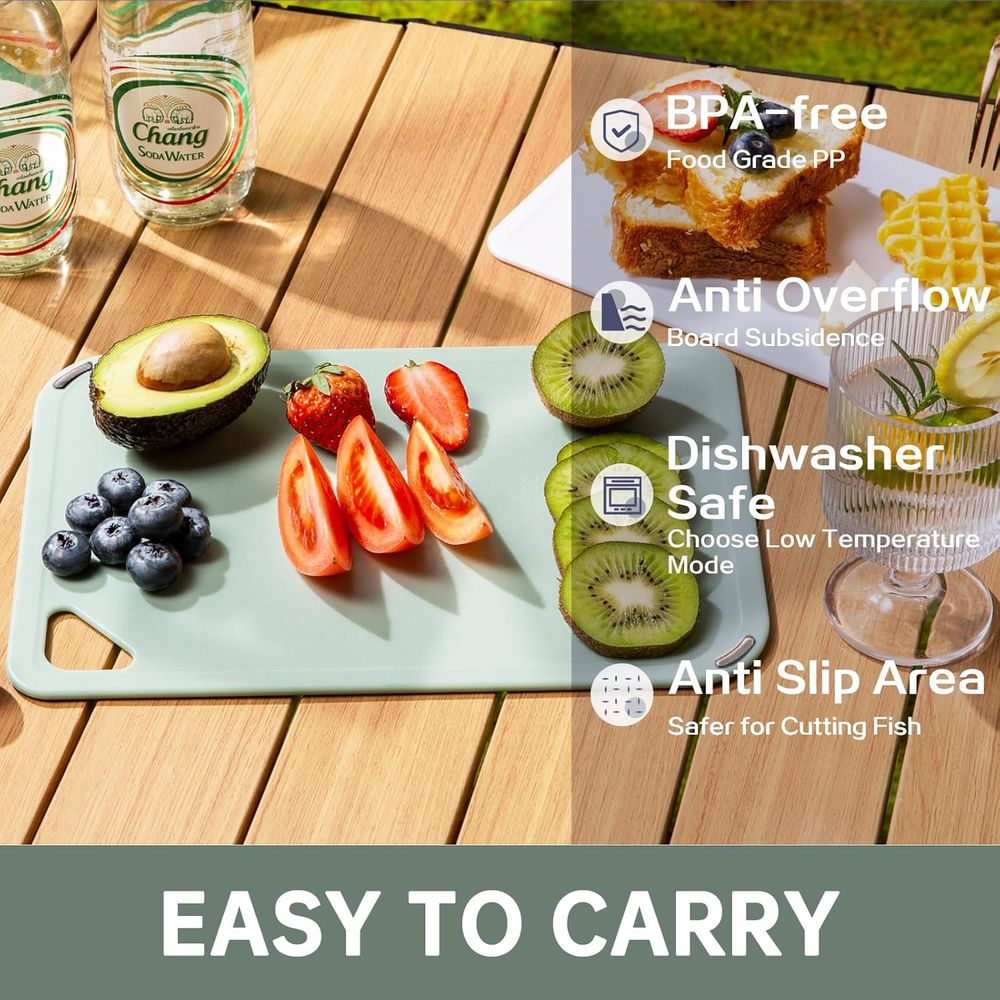 プラスチック製まな板3枚セット - まな板、大小のカッティン - Camping Cooking Set Large のレビューと価格