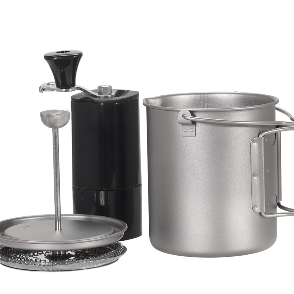 Lixada-キャンプ用の折りたたみ式チタンスプーンカップ, - Camping Cooking Hardware のレビューと価格