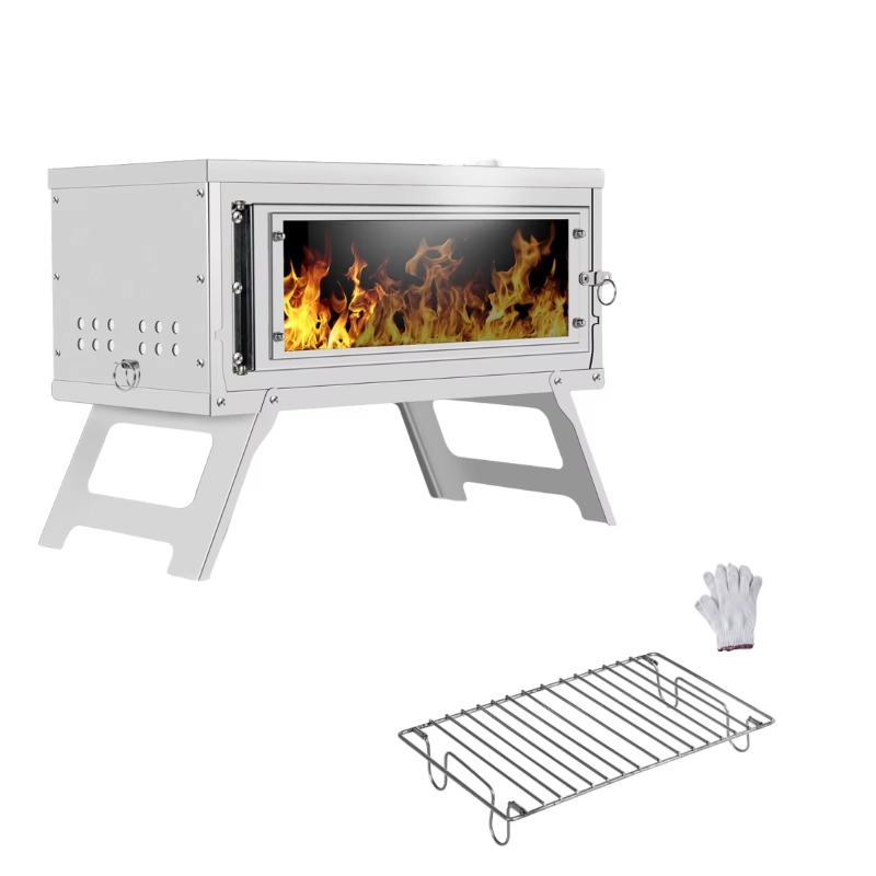 キャンプやピクニックに必須のステンレス製BBQストーブ、持ち - Camping Cooking Must Haves のレビューと価格