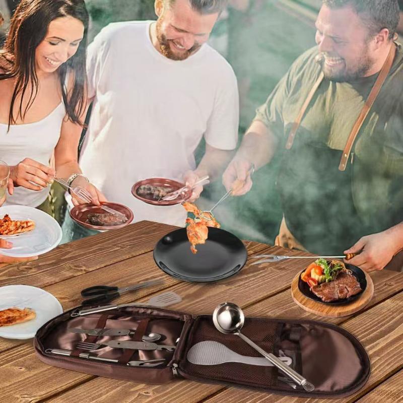 キャンプ用品オーガナイザーバッグアウトドアクッキング収納ポー - Camping Cooking Utensil Bag のレビューと価格