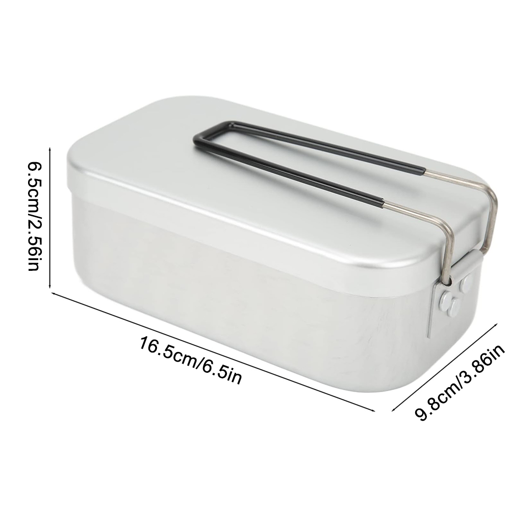 800 ミリリットルアルミ弁当箱屋外キャンプ調理器具食器折り - Camping Cooking Hardware のレビューと価格