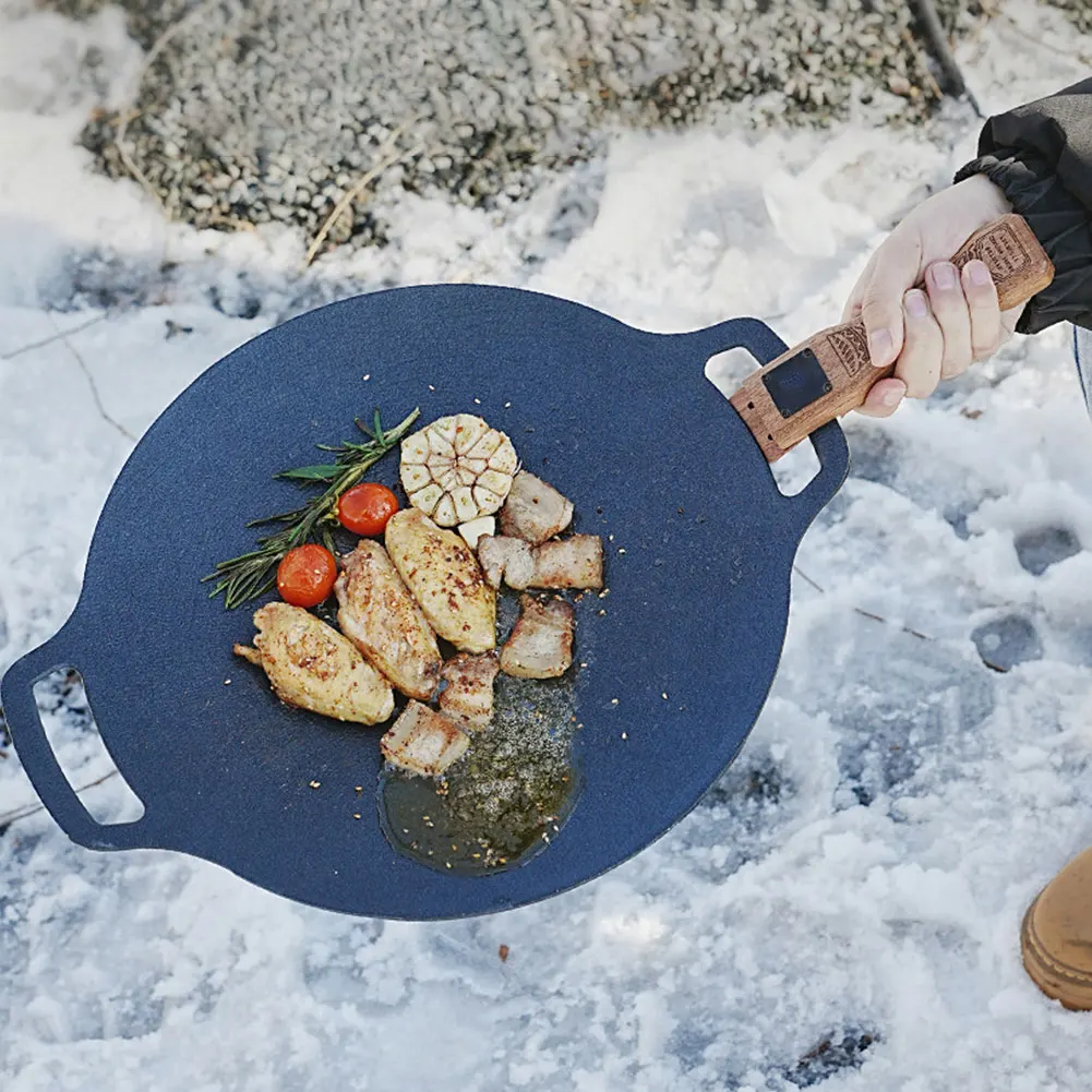 屋外用天然木製グリルパンハンドル、取り外し可能、耐熱性、火傷 - Camping Cooking Hardware のレビューと価格