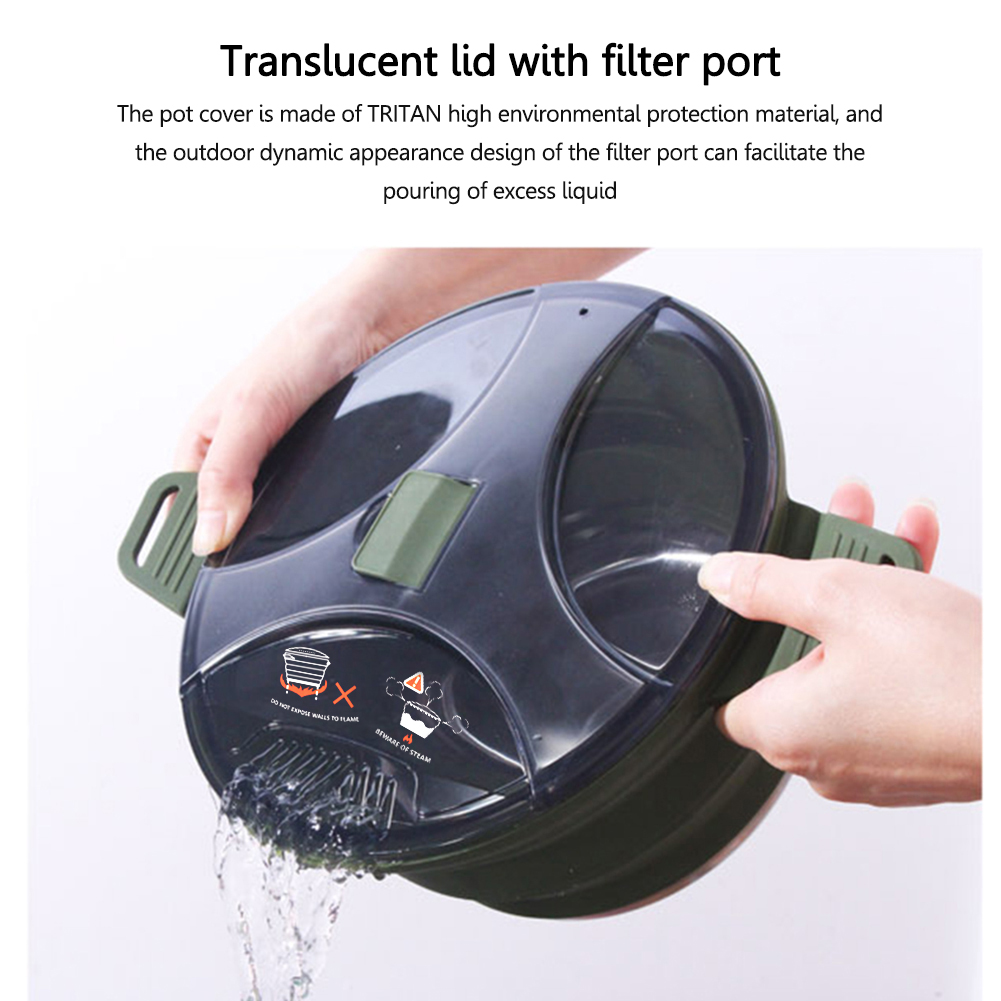 2.5L Silicone Folding Kettle C - Camping Cooking Hardware のレビューと価格