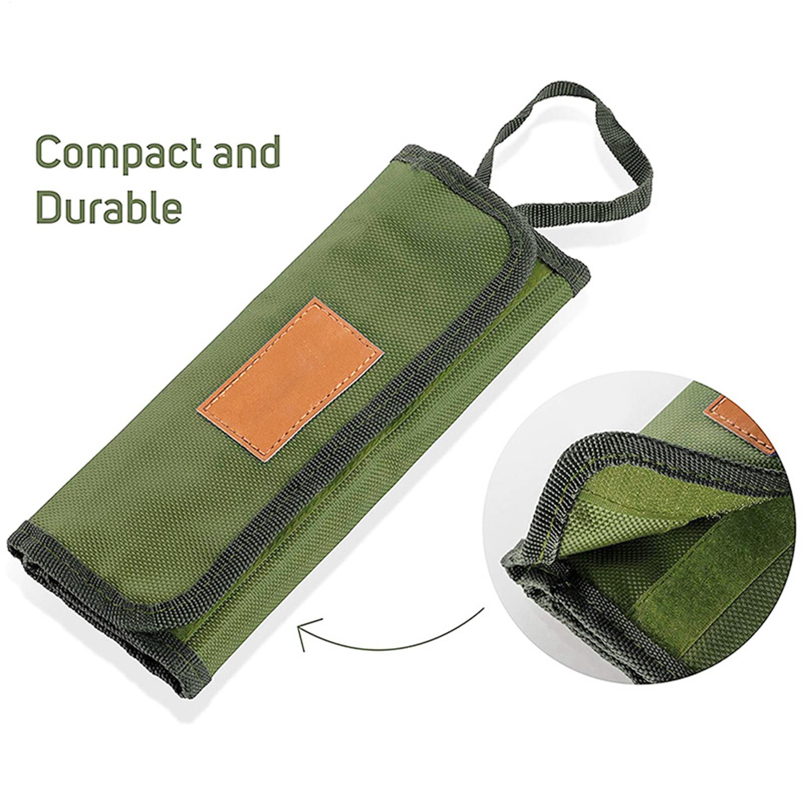 キャンプ食器ロールバッグキャンプ旅行調理器具オーガナイザー多 - Camping Cooking Utensil Bag のレビューと価格