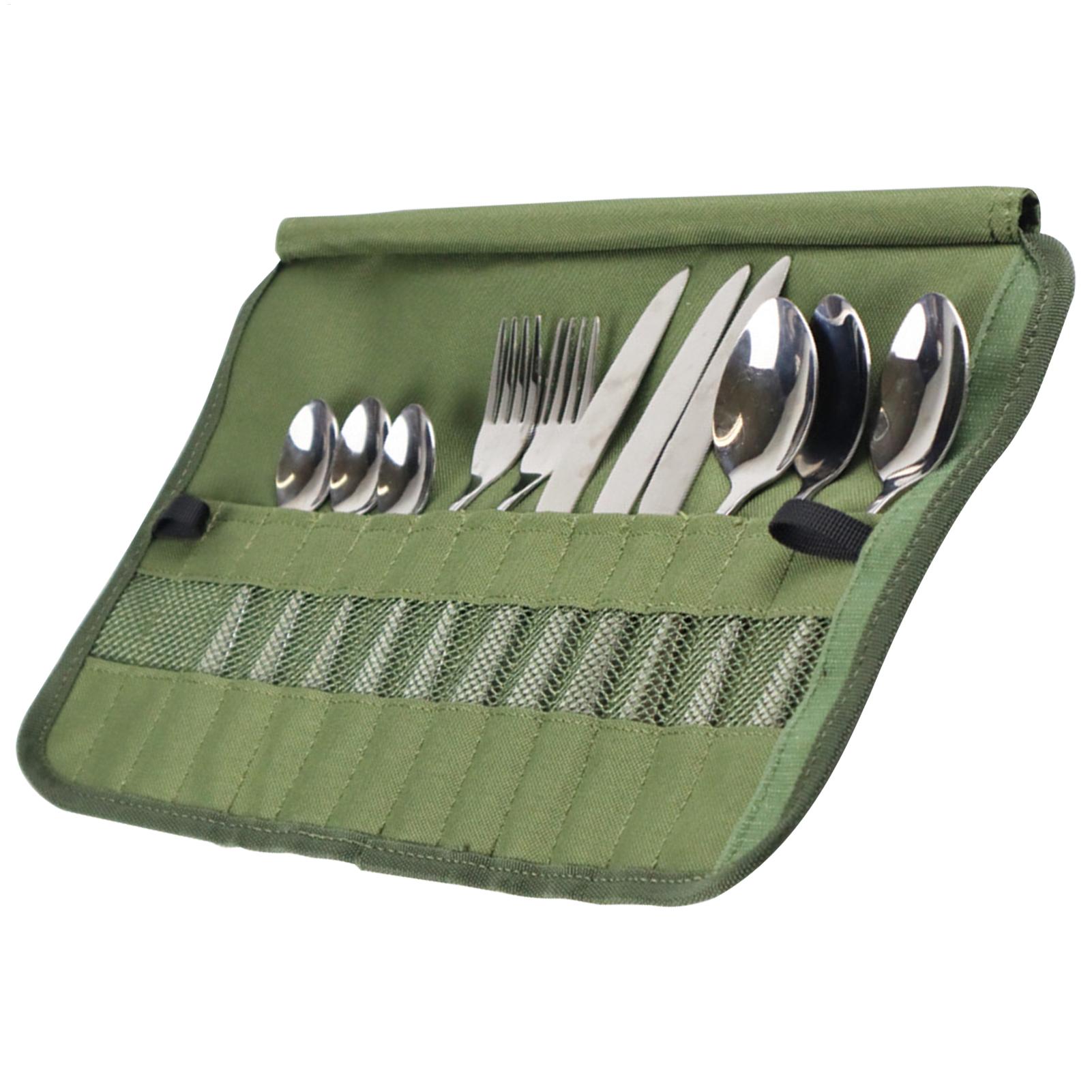 キャンプ食器ロールバッグキャンプ旅行調理器具オーガナイザー多 - Camping Cooking Utensil Bag のレビューと価格