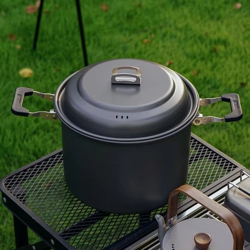 キャンプ用調理器具 アルミ製キャンプクッキングセット キャン - Camping Cooking Set Large のレビューと価格