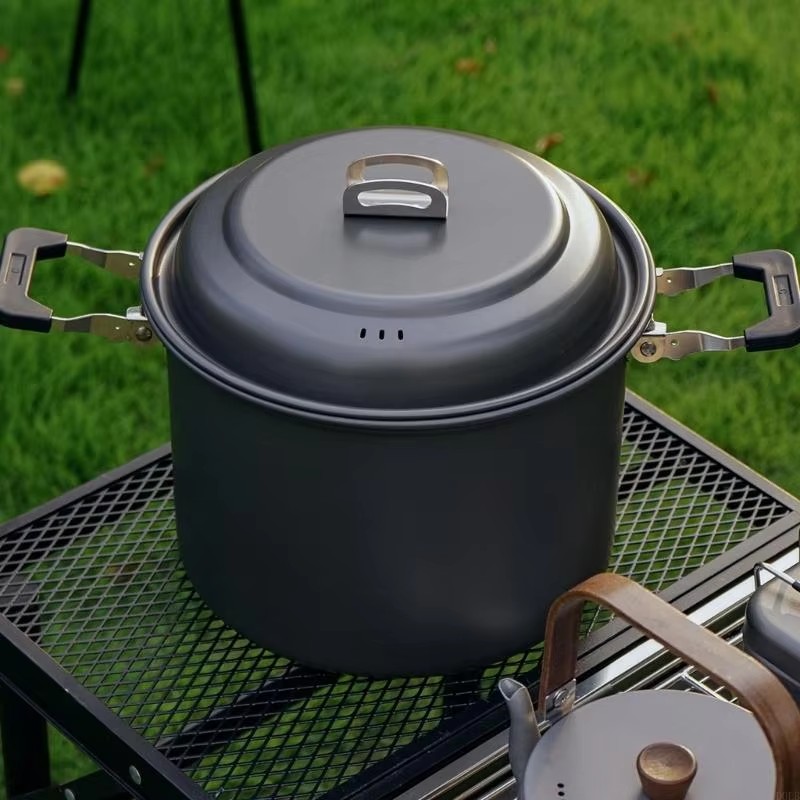 キャンプ用調理器具 アルミ製キャンプクッキングセット キャン - Camping Cooking Set Large のレビューと価格