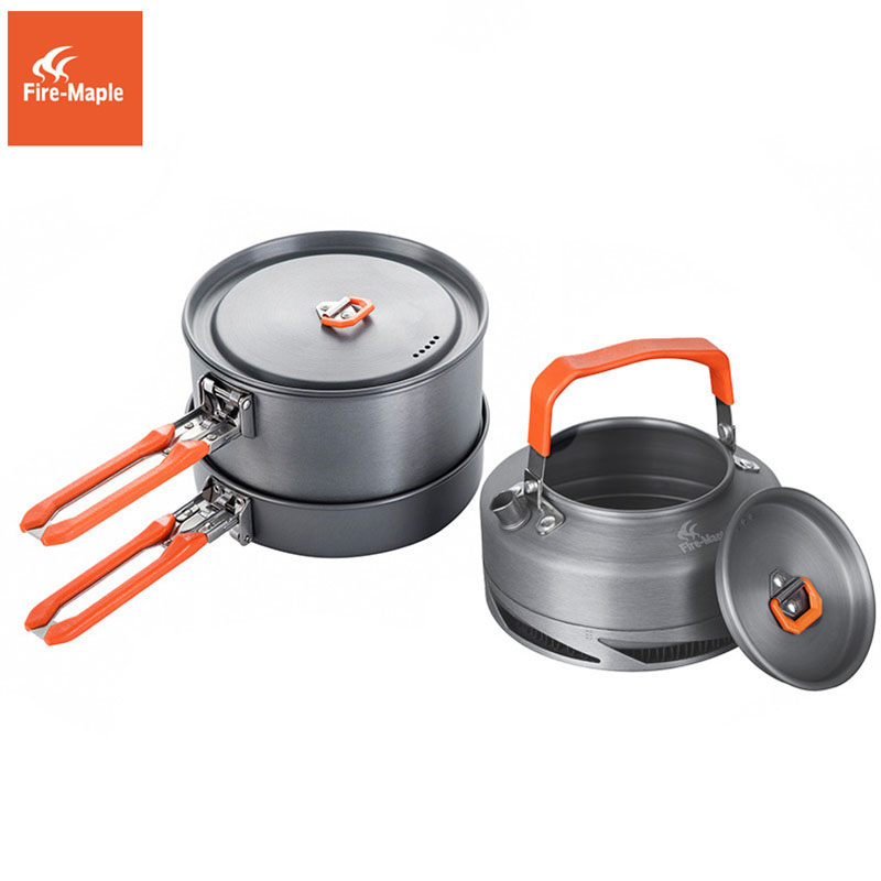 Fire Maple器具ハイキング調理セット熱交換器ポットパ - Camping Cooking Hardware のレビューと価格