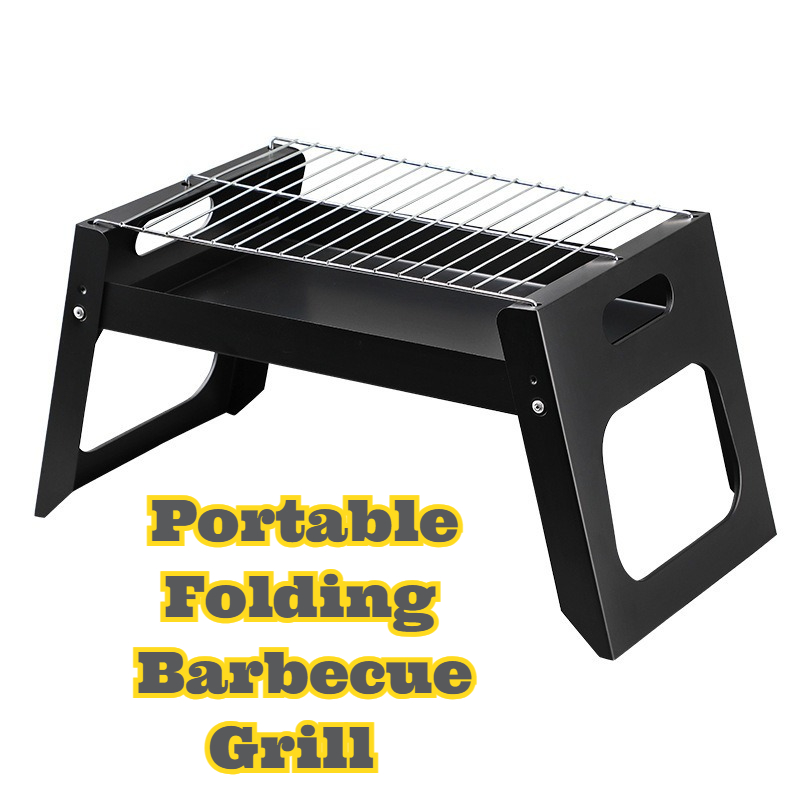 ポータブル炭火バーベキューグリル 折りたたみ式 コンパクト  - Camping Cooking Gifts のレビューと価格