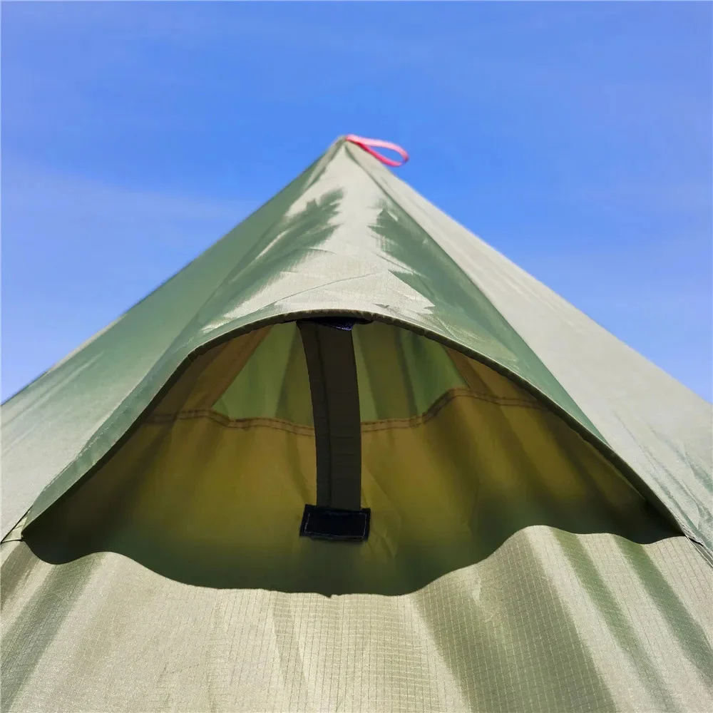 新しいピラミッドテントスノースカート付き超軽量屋外キャンプテ - Campfire Cooking In Another World のレビューと価格