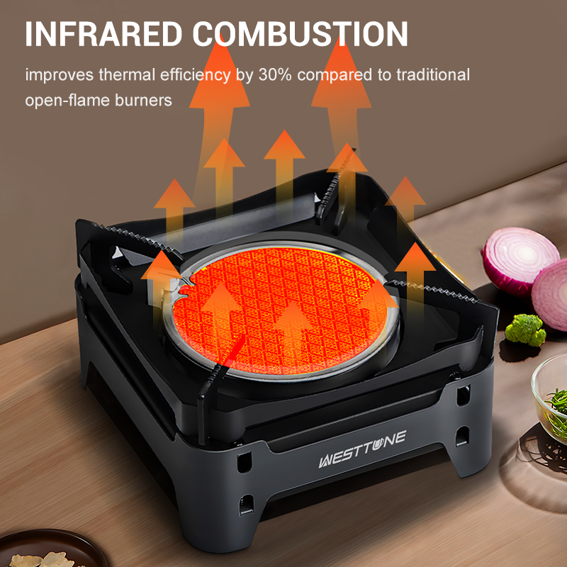 WESTTUNE 屋外赤外線燃焼ストーブポータブルクッキング - Camping Cooking Windshield のレビューと価格